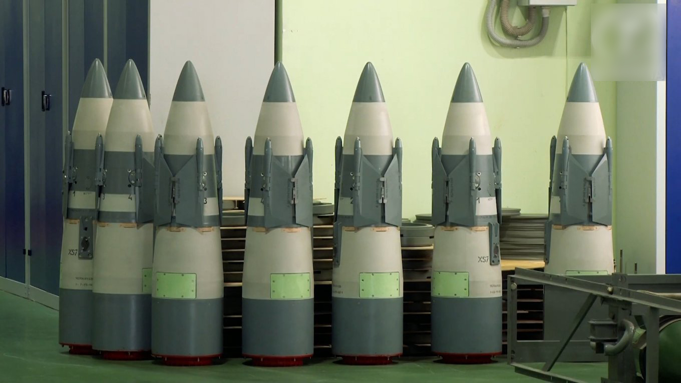 Production of warheads for 9M544 guided missiles from 