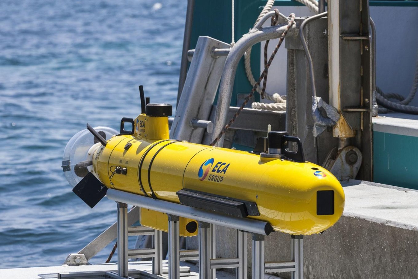 French Alister 9 autonomous underwater vehicle, which is used, in particular, on russia’s Alexandrit-class minesweepers, Could russia Get Kamikaze Boats From Iran or What UUV Does It Even Have, Defense Express