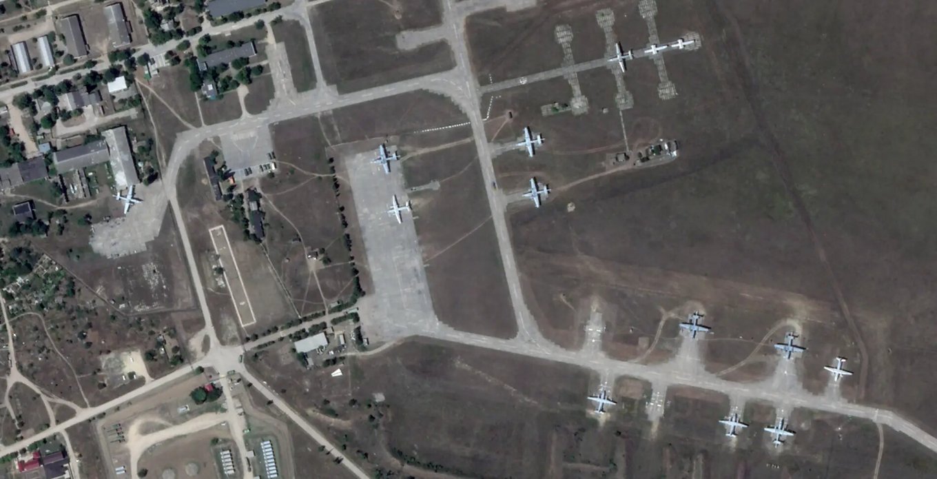 russian Be-12 aircraft at the Kacha air base in temporarily occupied Crimea, July 20, 2022