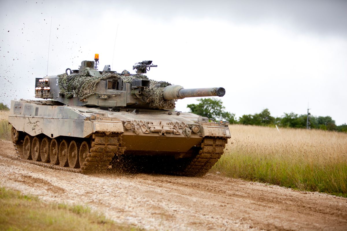 Pz 87 (Leopard 2A4) of the Swiss Armed Forces