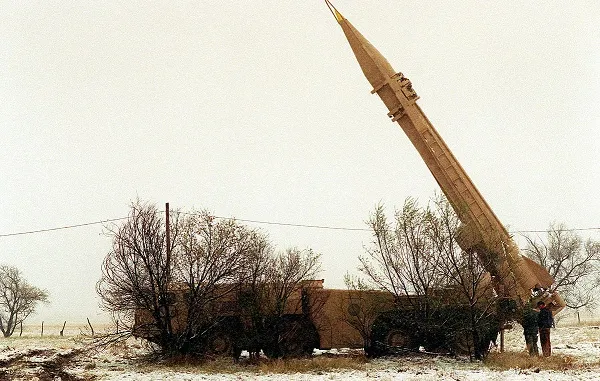 Transporter erector launcher of the Iraqi Scud missile