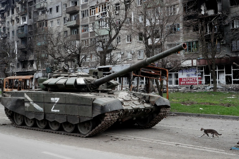 russian MBT T-72B3 in Ukraine