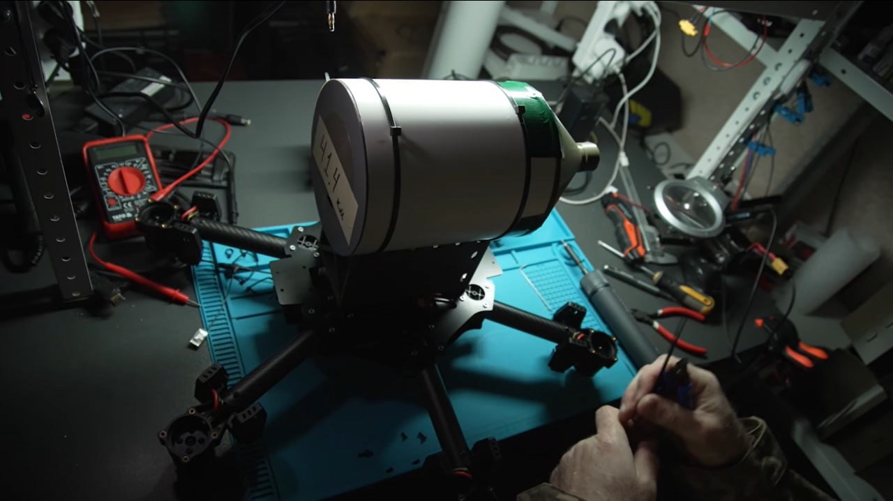 Ukrainian fiber-optic FPV drone with 41 km cable