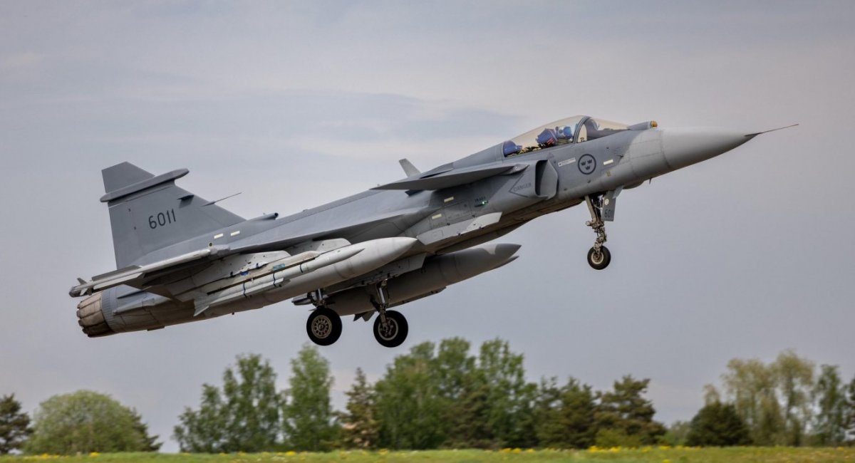 JAS 39C Gripen of the Swedish Air Force armed with Meteor missiles / Photo credit: Swedish Air Force