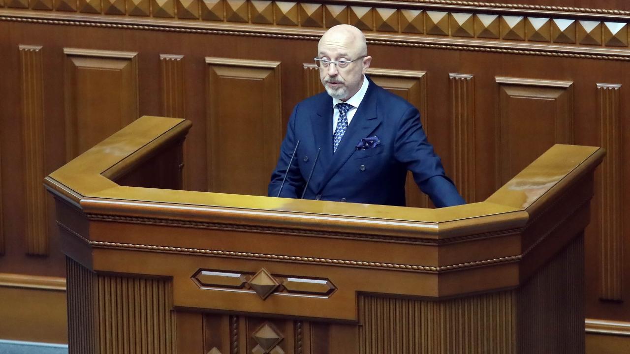 Defense Express, Oleksii Reznikov during Ukrainian government session