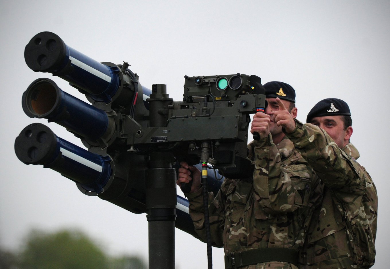 Starstreak is a British short-range man-portable air-defence system (MANPADS) manufactured by Thales Air Defence