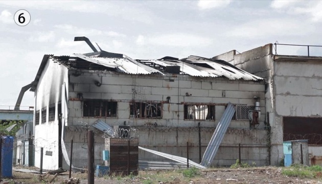 Prison in Olenivka after the shelling / Photo from open sources