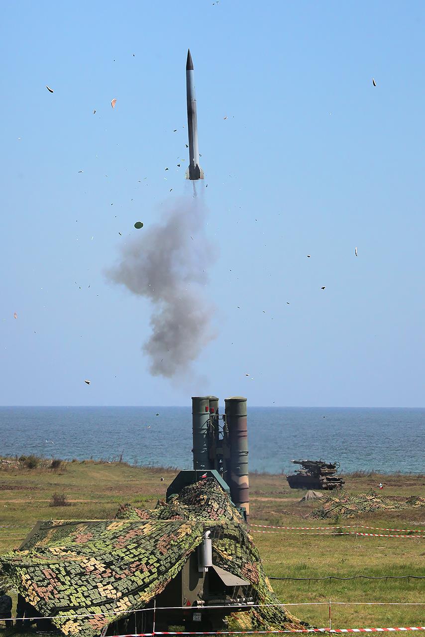 Bulgarian S-300PMU missile system during Shabla-2019 drills