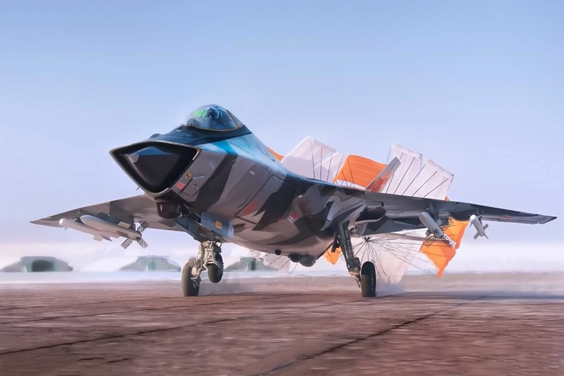 One of the artistic renderings of the MiG-41 interceptor