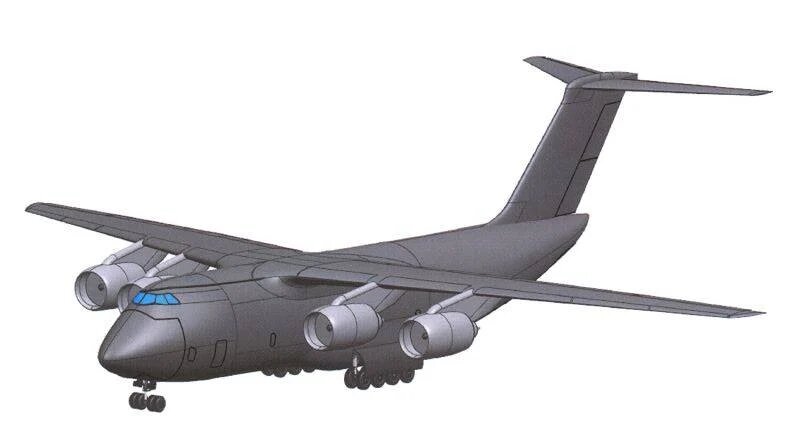russia’s Ministry of Defense Wants to have as Many as 25 An-124 by 2026 and has ordered Il-100 Slon, Render from the patent of the Ministry of Defense of the russian federation for