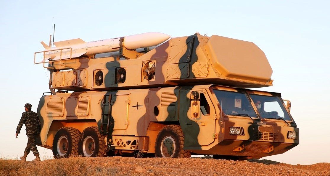 Likely the same Sevom Khordad SAM system that shot down RQ-4A Global Hawk BAMS-D in 2019 / Open source photo