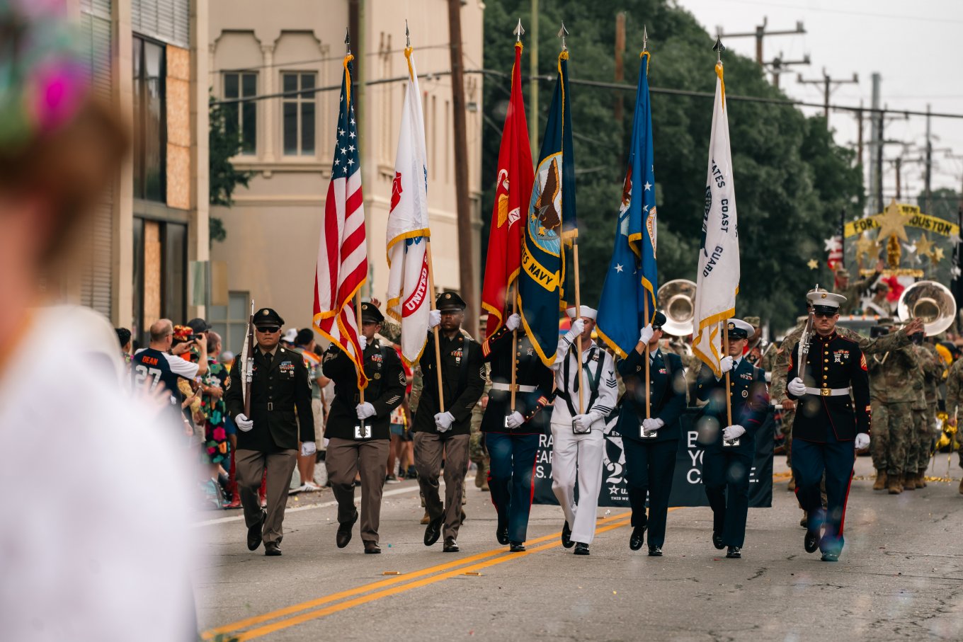 Parade march in San Antonio