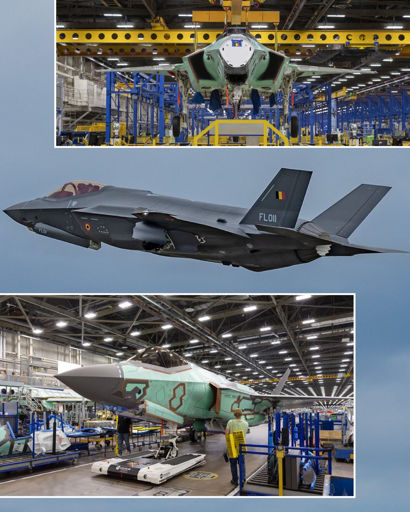 One of the F-35s that arrived in Belgium