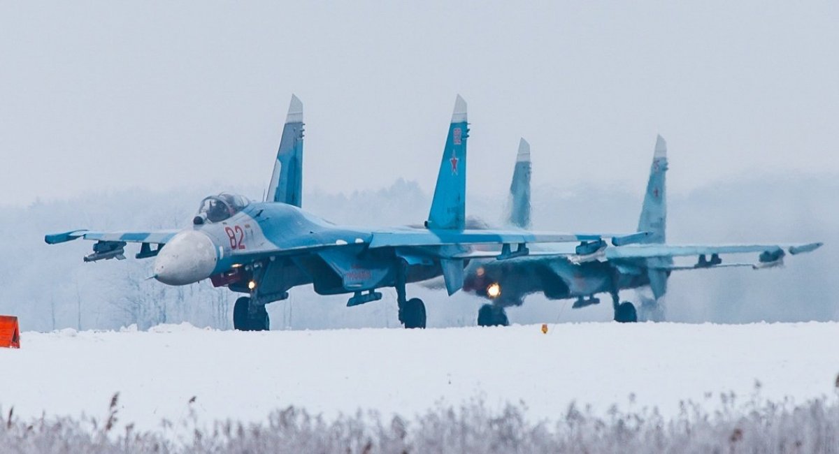 Russian Su-27 fighters Defense Express The UK Defense Intelligence: russian Be-12, Su-24 and Su-27 Jets Take Center Stage in Maritime Operations