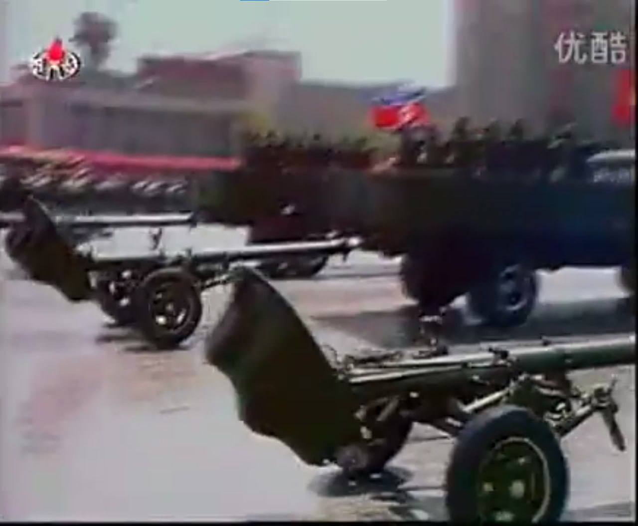 The N.Korean 140mm mortar during the 1992 military parade / Defense Express / Turns Out, North Korea Does Have a 140mm Mortar, and It's Based on Chinese W76