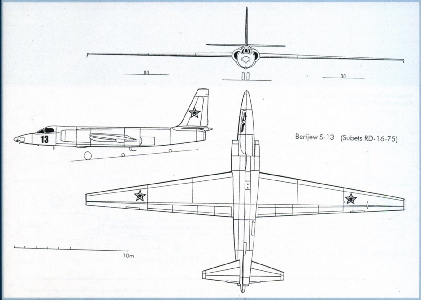USSR Stole U-2 Spy Plane Technology to Use Them in S-13 Project to Clone Dragon Lady, Approximate view of the C-13 aircraft