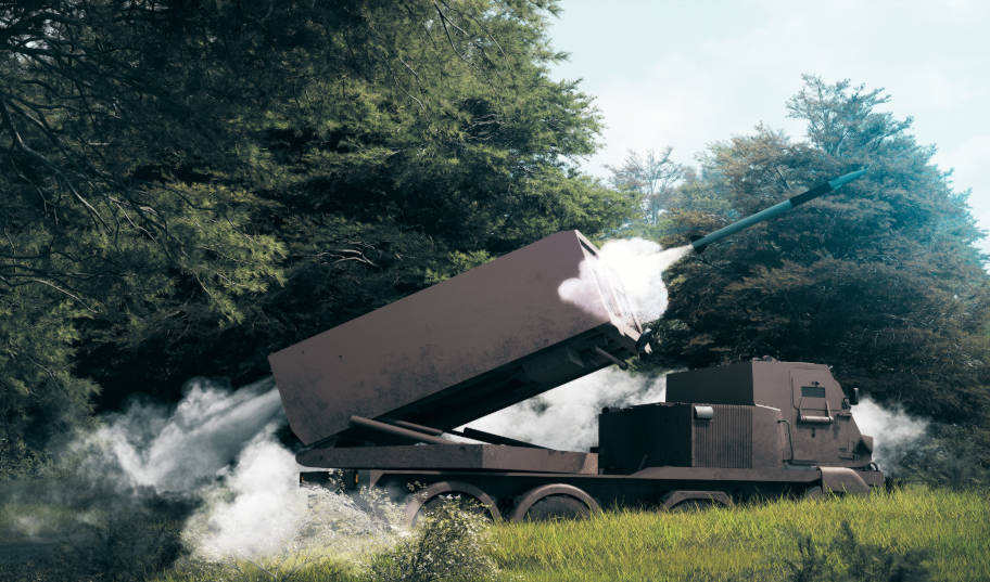 Thundart MLRS from MBDA and Safran / Photo credit: MBDA