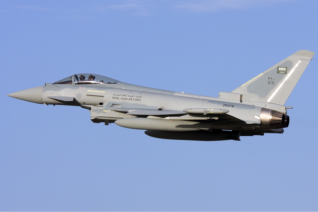 Yemeni Houthis Shoot Down Second Saudi Eurofighter Typhoon in a Month