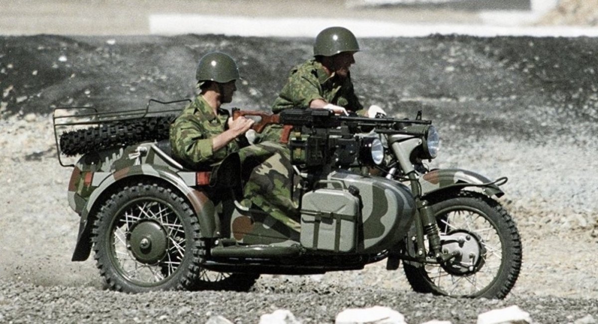 The Ural motorcycle Defense Express