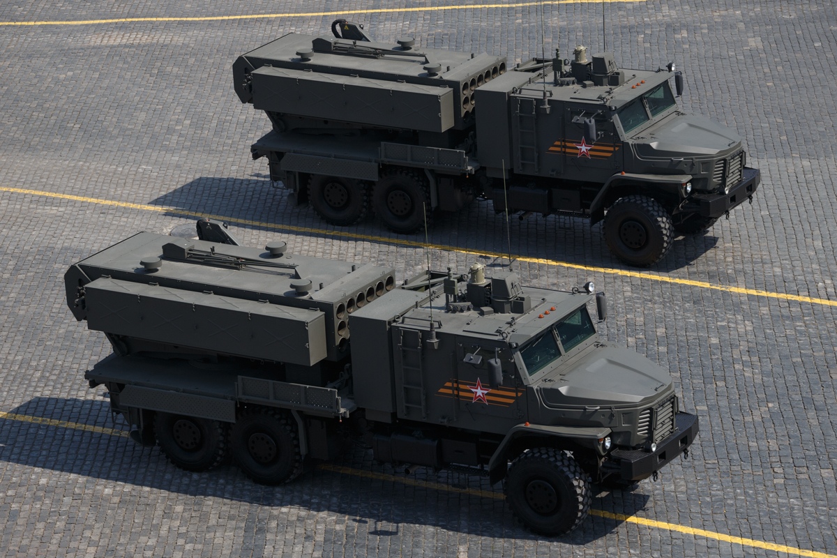 TOS-2 Tosochka system can carry fewer rockets but gains more mobility in exchange