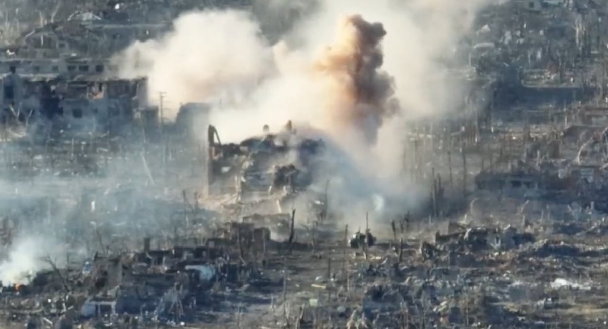 Maryinka, Donetsk region, May 2023 / screenshot from video