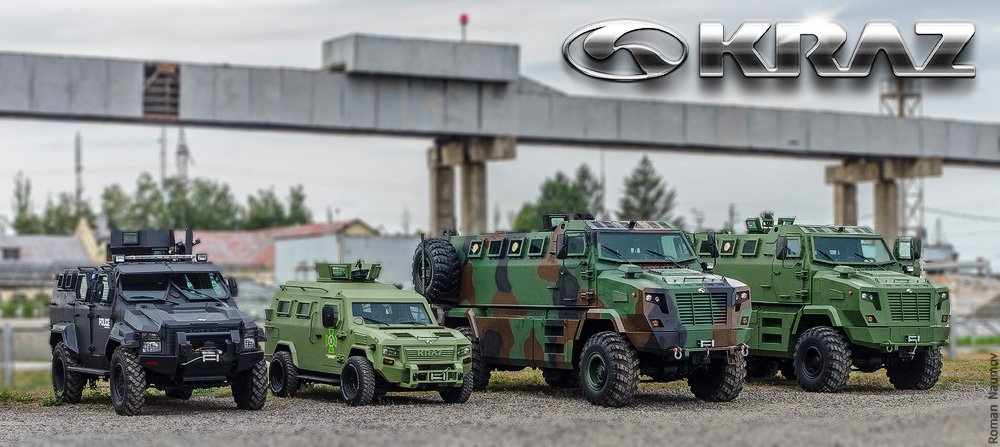 The line of some AvtoKraz military vehicles