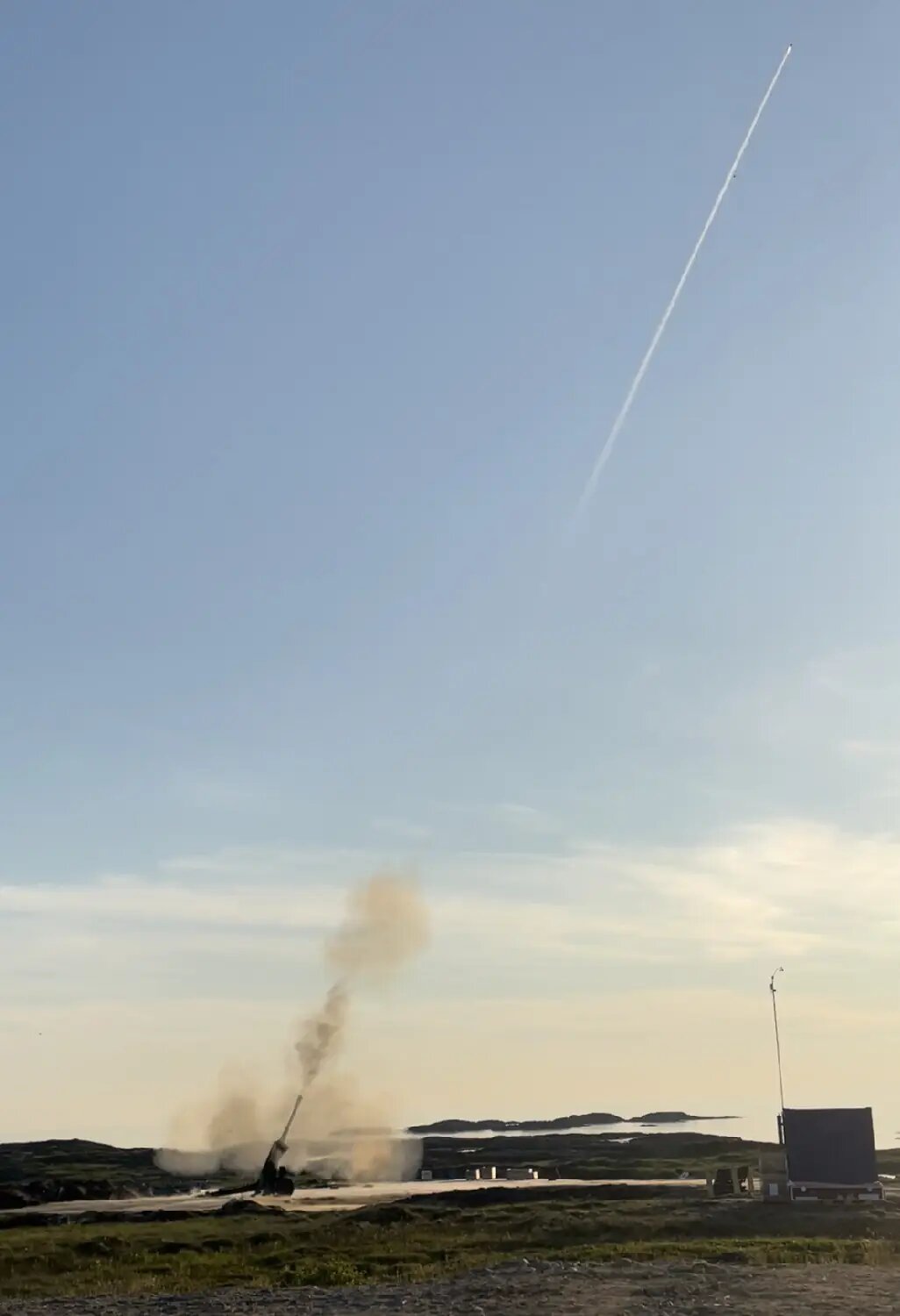 Ramjet 155 test firing in 2022 at the Andøya test range in Norway