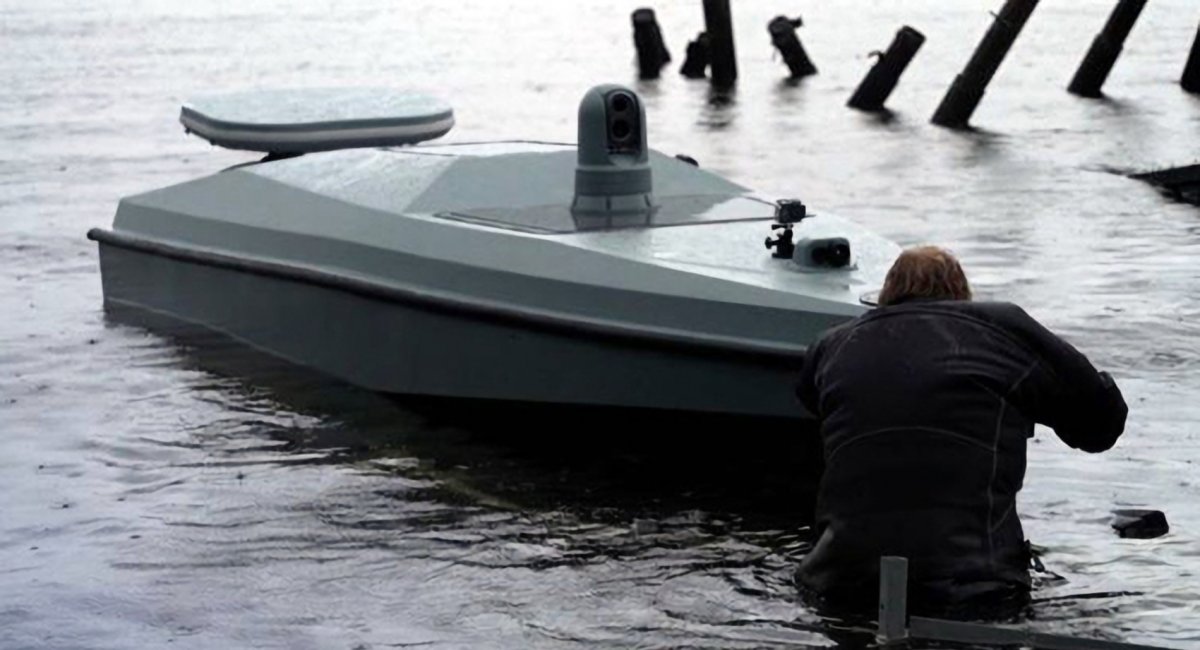 Magura V5, a Ukrainian sea drone that reportedly received minelaying capability recently