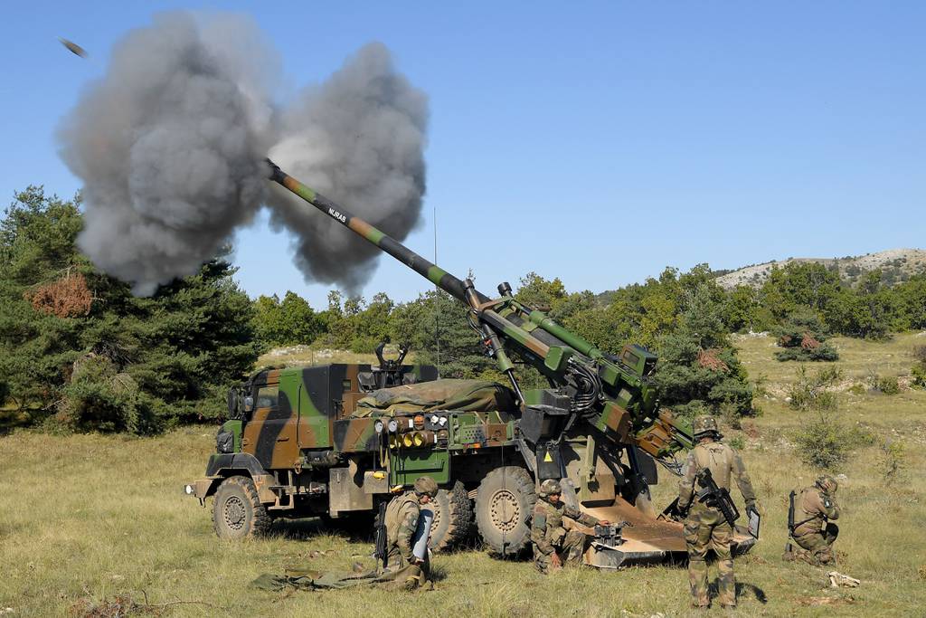 Caesar truck-mounted howitzer - Illustrative photo from open sources