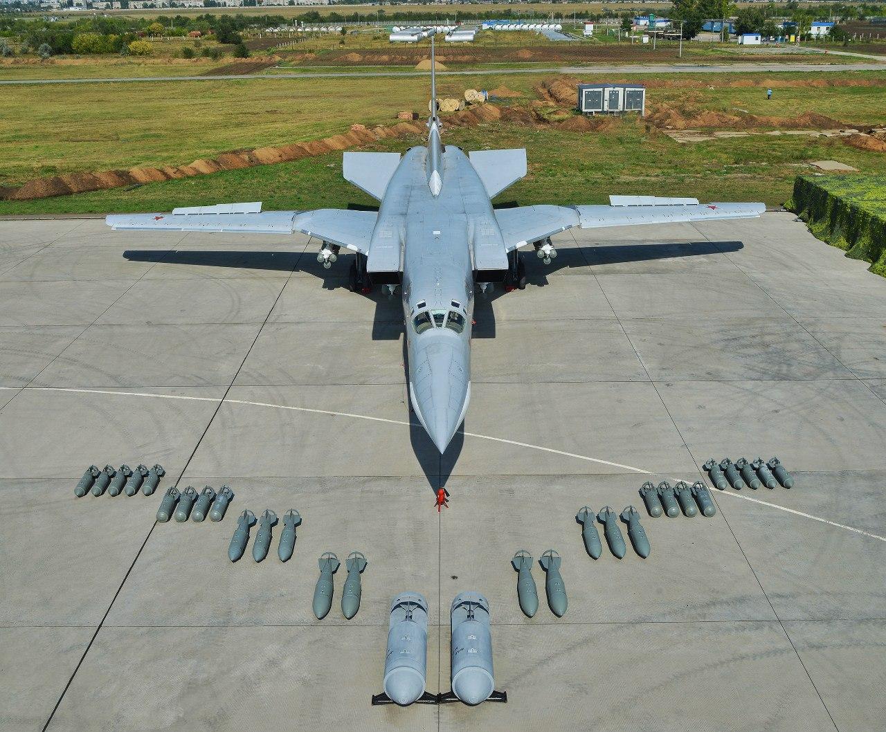 Tu-22M3 and its arsenal of bombs