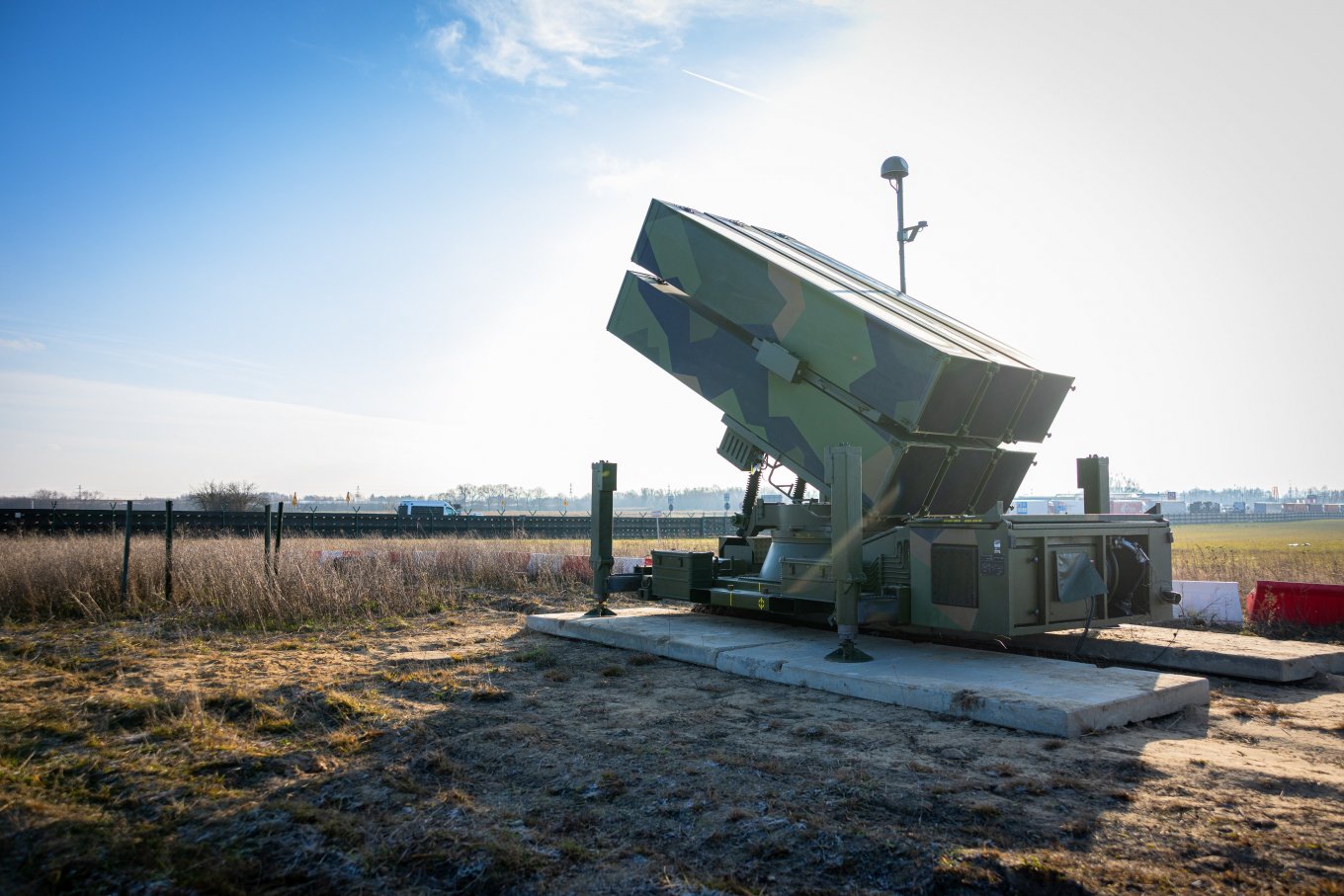 NASAMS launcher — a medium-range air defense system co-developed by Norway and the U.S., Ukraine Develops Strategic Air Defense System