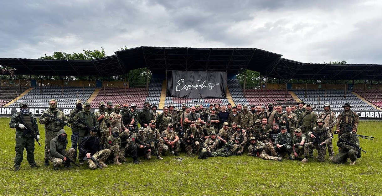 The PMC Española Defense Express Putin’s Party Forms Private Army, the PMC Española Recruits Ultras