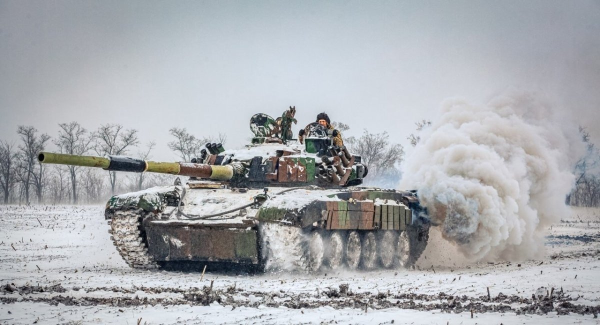 A PT-91 Twardy in service of the Ukrainian Armed Forces, winter 2024, Defense Express