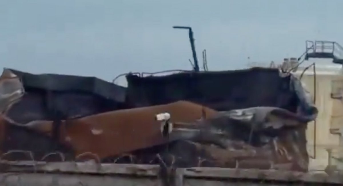 russian oil depot in Feodosia Defense Express