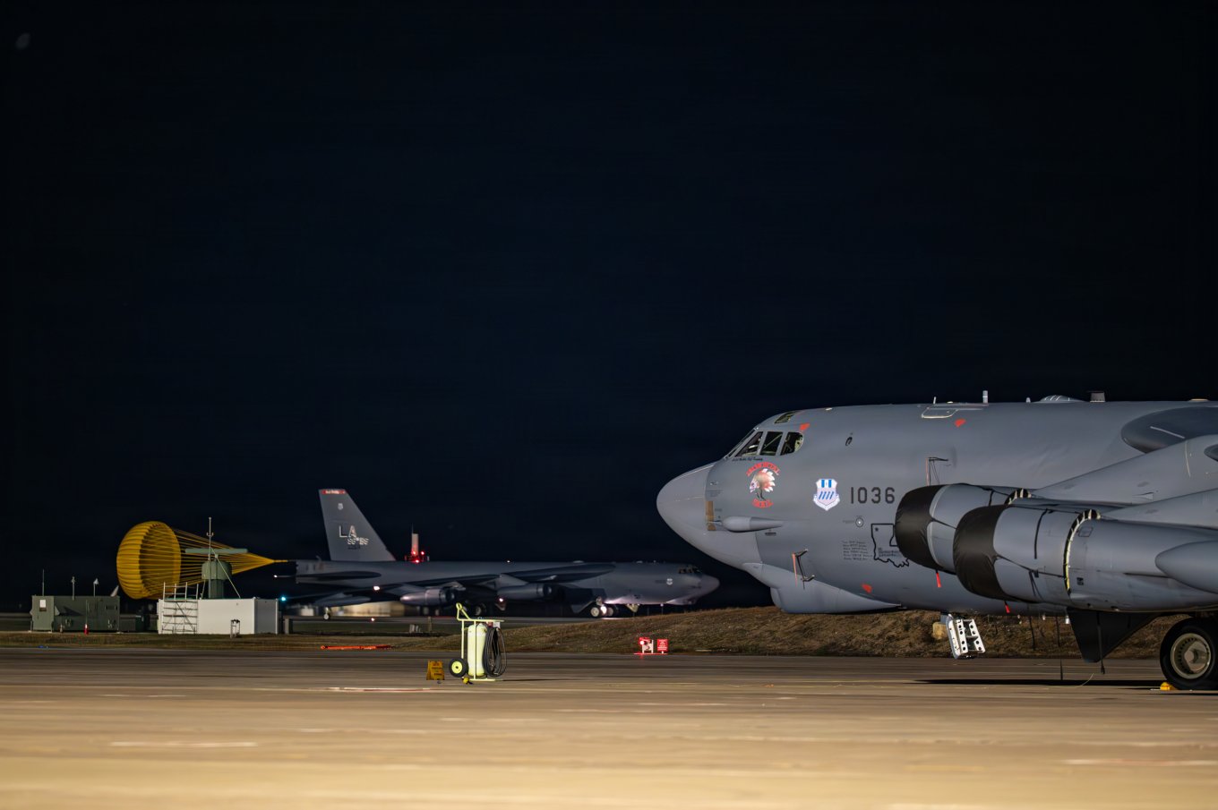 U.S. Air Force B-52H Stratofortress at Morón Air Base during Bomber Task Force Europe 26-1
