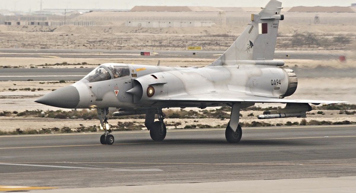 One of the Mirage-2000-5EDA/DDA fighters ARES PMC might have bought from Qatar