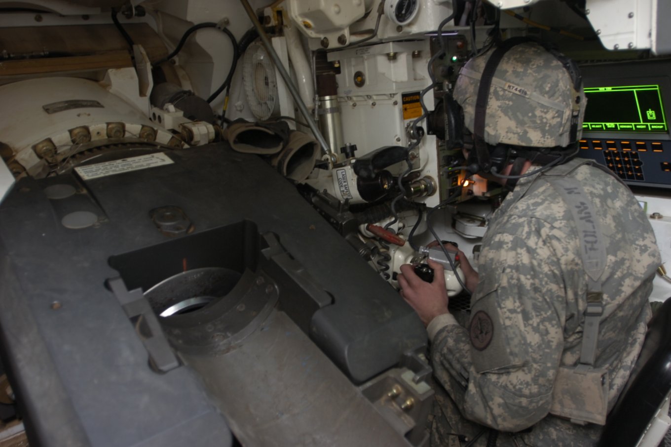 M1 Abrams Interior View