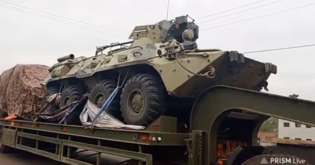 Seven T-72B3 Tanks, Five BMP-3s, and Other russian Armored Vehicles Spotted in Mali, Defense Express