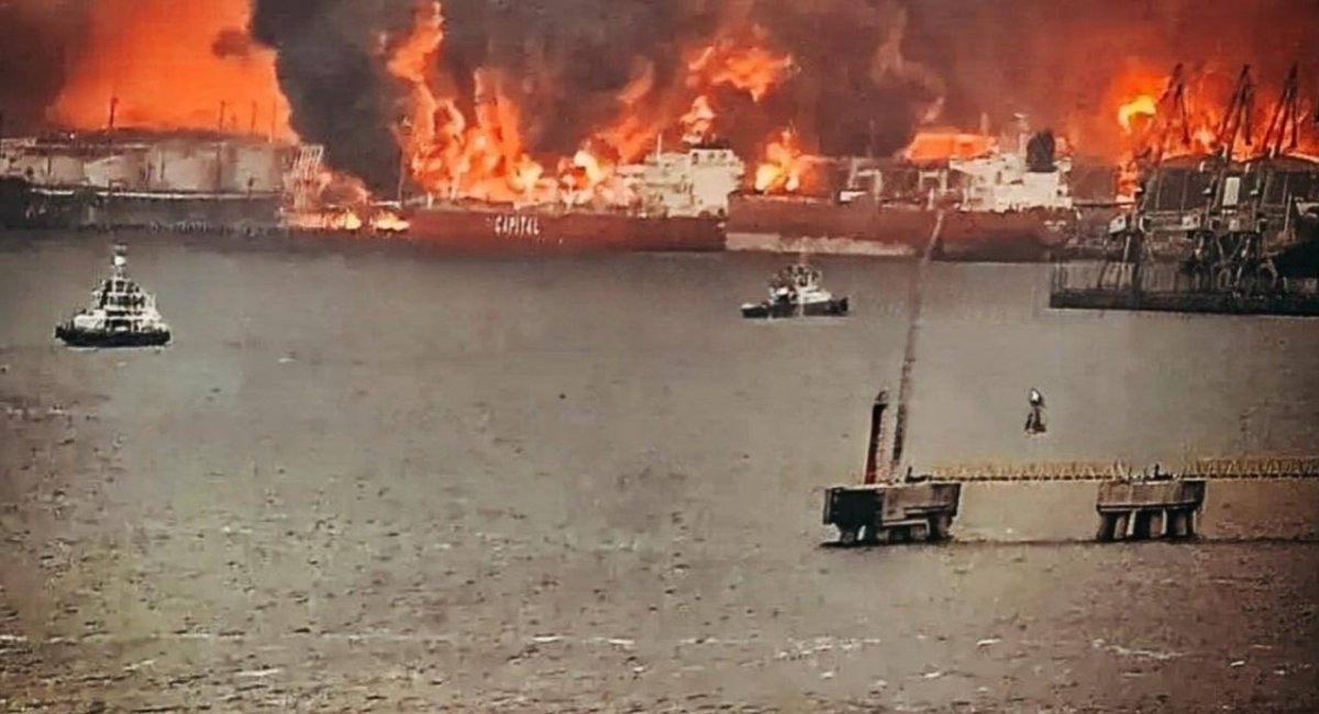 Ukrainian Drones Strike russia's Key Ust-Luga Terminal for the Third Time in a Week, Defense Express