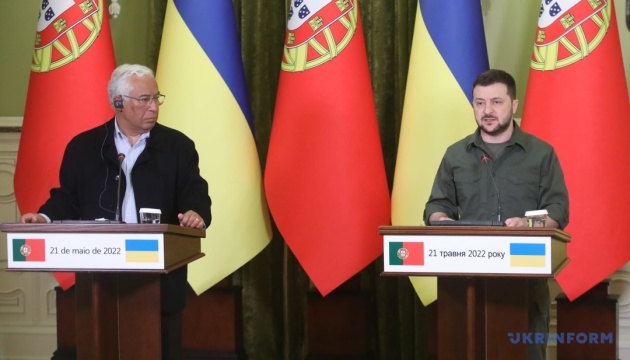 The President of Ukraine Volodymyr Zelenskyy at a joint briefing with Prime Minister of Portugal António Costa: We expect a positive decision on MLRS supply, Defense Express, war in Ukraine, Russian-Ukrainian war