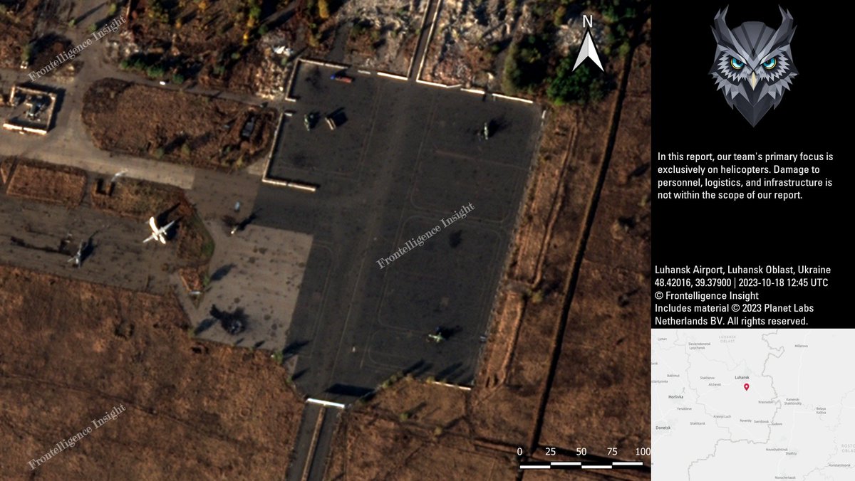 Satellite evidence reveals damage and clues behind the strike on the russian aviation base in Luhansk Defense Express How Many russian Helicopters Were Destroyed in Luhansk (Satellite Images)