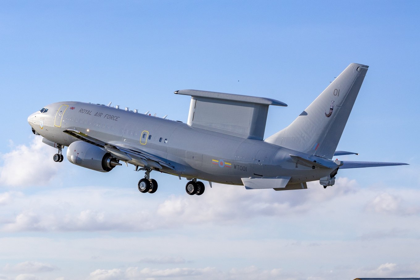 First E-7 Wedgetail for the UK in Royal Air Force Livery