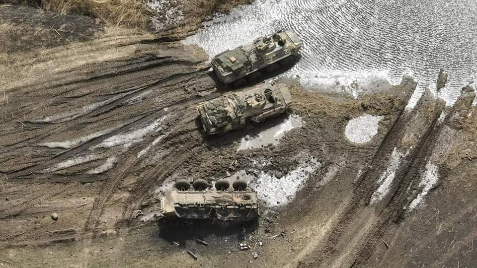 Russian military's technics that was destroyed in Ukraine