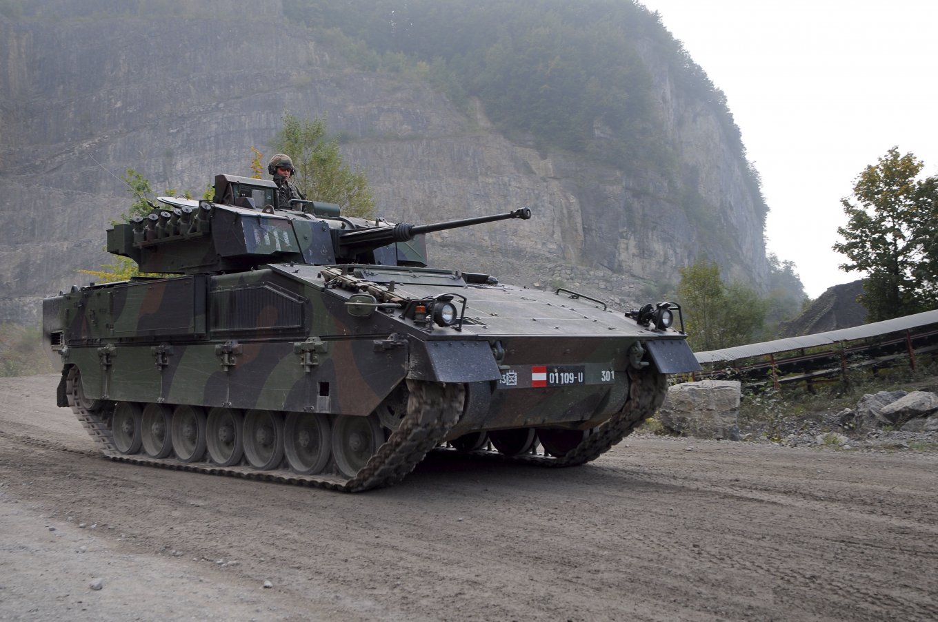 Ulan tracked armored fighting vehicle (a.k.a. ASCOD) of the Austrian Army