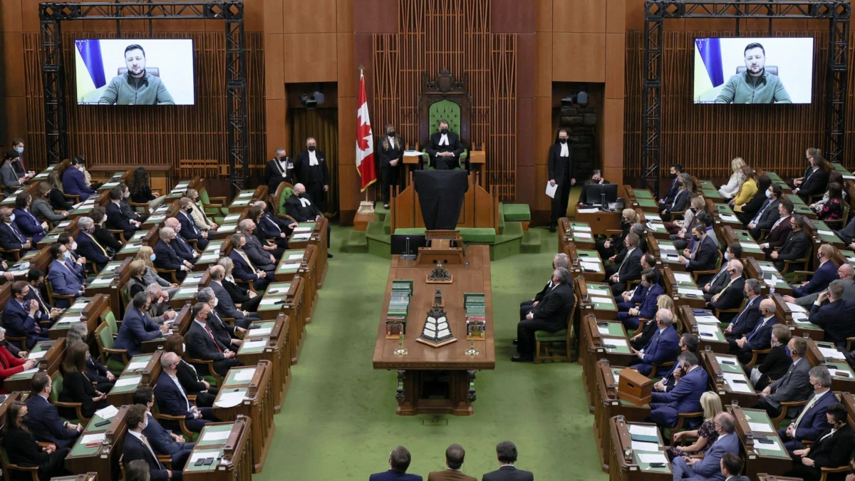 Defense Express / Ukrainian President Zelensky speaking to the parliament of Canada, March 2022 / Day 64th of War Between Ukraine and Russian Federation (Live Updates)