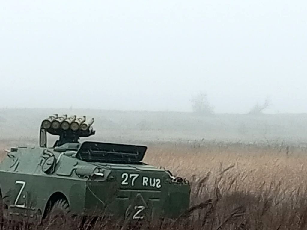russians use 9P148 Konkurs anti-tank missile system during battles for Vuhledar