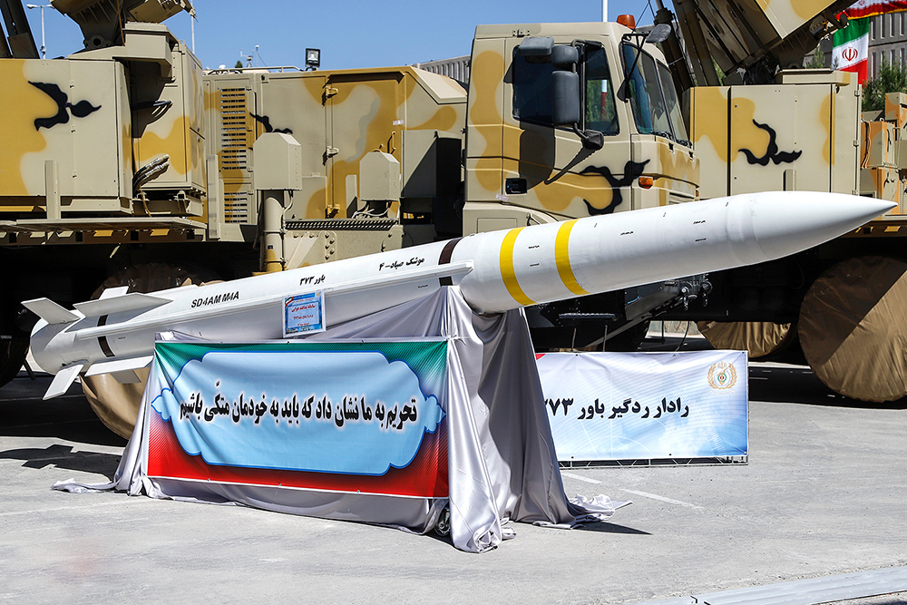 Sayyad-4 surface-to-air missile near Bavar-373 air defense system, How Strong Is Iranian Air Defense Network?