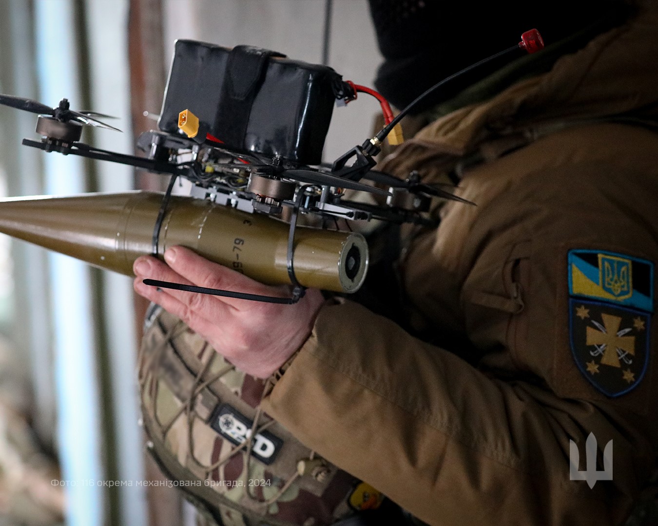 FPV drones of the Ukrainian forces, winter 2024