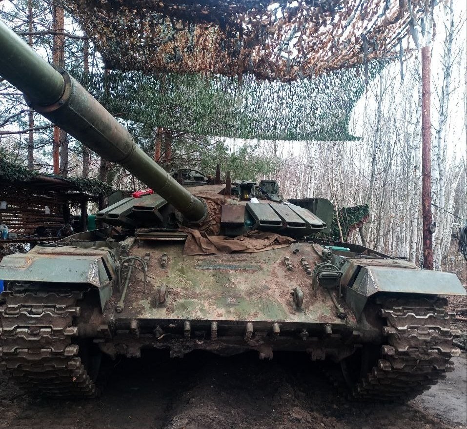 T-72A tank of the russian Armed Forces, 2024
