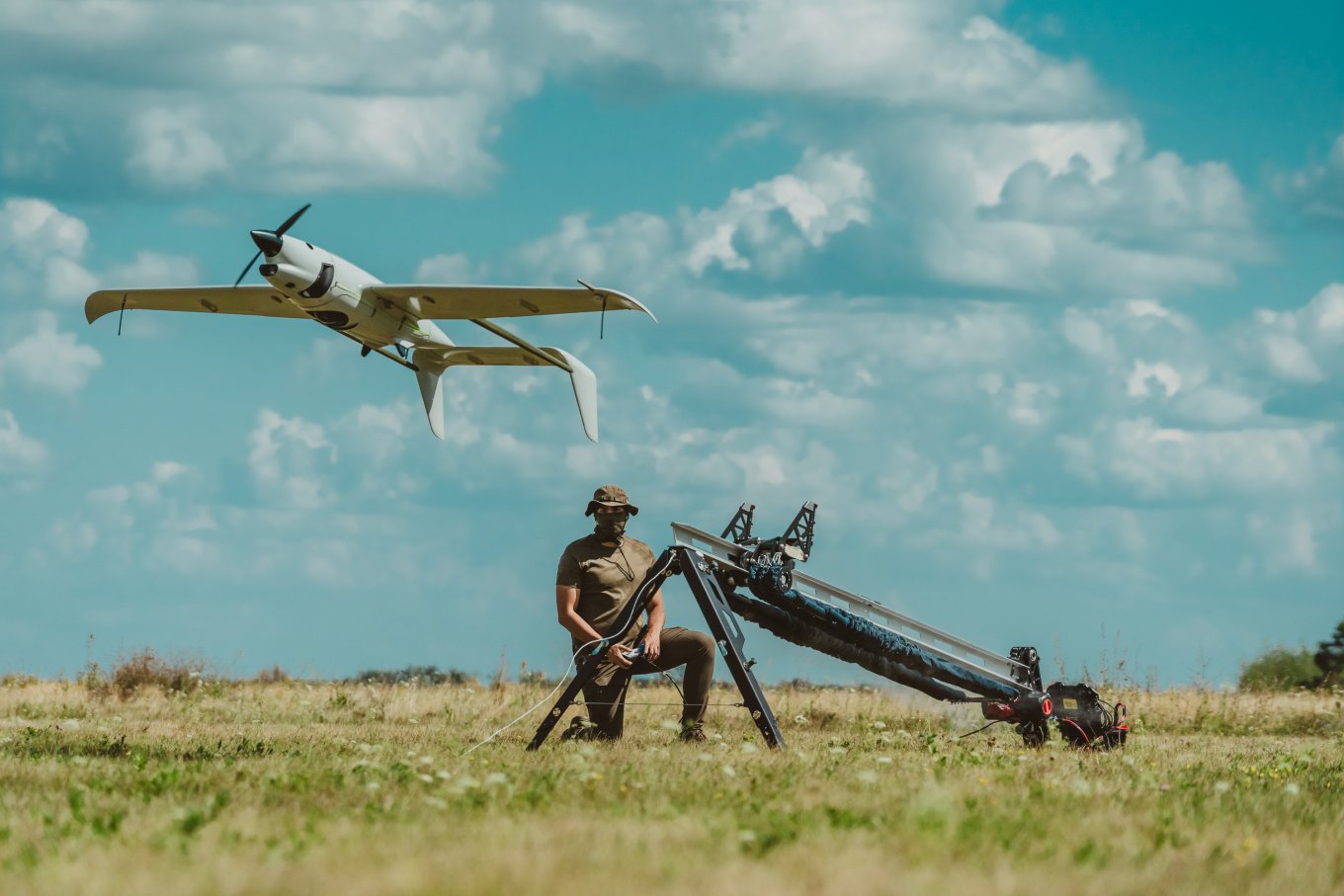Ukrainian Raybird Drone Marketed to British Military Through New Joint Venture, Raybird-3 UAV equipped with an electromagnetic spectrum monitoring system